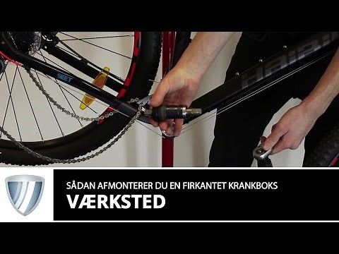 Sådan afmonterer du en krankboks med firkantet aksel (samt Octalink)