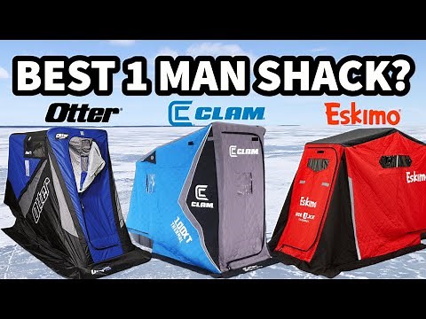 The Best 1 Man Ice Fishing Shelter: Otter vs Clam vs Eskimo