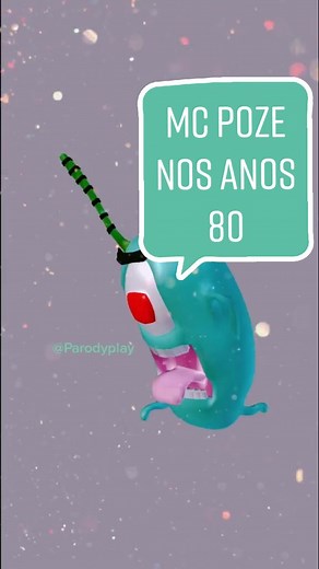 Plankton Dançando ao Som de MC Poze nos Anos 80 | Animação Divertida