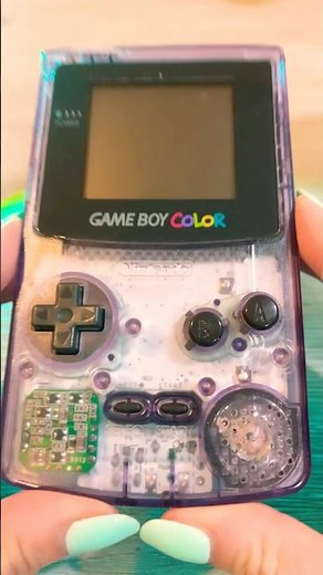 Relaxing Game Boy Color with Tetris Sounds #gaming #nintendo #tetris #asmr #retrogaming #nostalgia