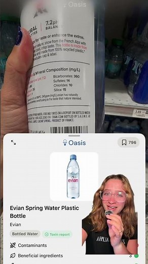 testing out evian water #water #watertest #healthywater #health #evian