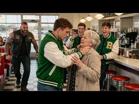 “Die, Old Crip” They Shoved Old Lady’s Wheelchair— Then Paid Price When Her Hells Angels Son Arrived