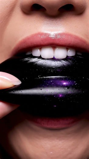 Satisfying Black Hole Gummy Collapse ASMR #mukbang #asmreating