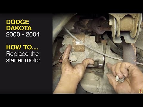 How to replace the starter motor on a Dodge Dakota (2000 - 2004) / Dodge Durango (2000 - 2003)