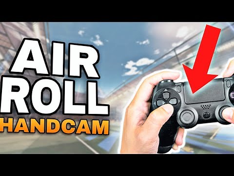 How to Air Roll Left and Right (Handcam) Rocket League