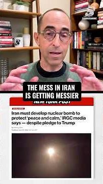 Why does Trump brag about starting the war? Because he can't finish it.