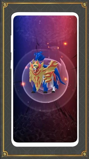 Behold, Trainers! Crowned Shield Zamazenta