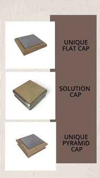 Timber and metal newel caps