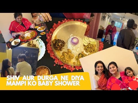 Shiv aur Durga ne Diya mampi ko baby shower || mampi ko mila gift shiv Durga k taraf se ❤️