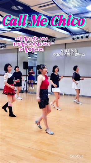 #유리댄스 🤩 #콜미치코 [Call Me Chico] #라인댄스즐기기 #improver