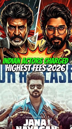 Allu Arjun breaks all records! 😱 India's Highest Paid Actors 2026 | #shorts