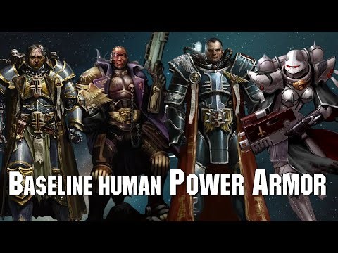10 Best Power Armour for normal humans in 40K