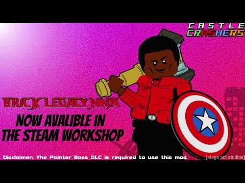 Brick Legacy Ninja X Castle Crashers - Mod Trailer (Castle Crashers Painter Boss Paradise)