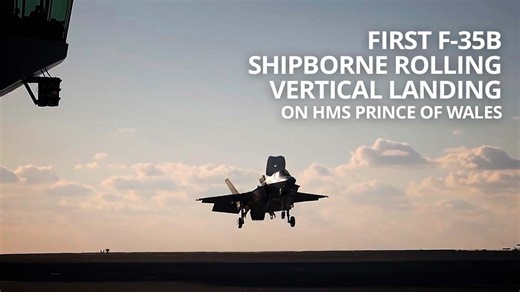 How the F-35B completed its first shipborne rolling vertical landing