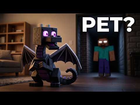 Herobrine Scared My Ender Dragon Pet in Real Life!