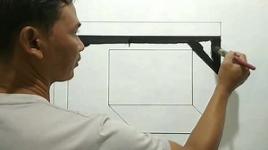 Simple illustration 3D wall painting, Optical illusion art, Tips and trick wall painting ideas | YR PRO Kreatif