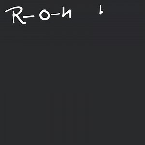 Acidic dehydration of alcohols, to give an alkene is also assoc... | Filo