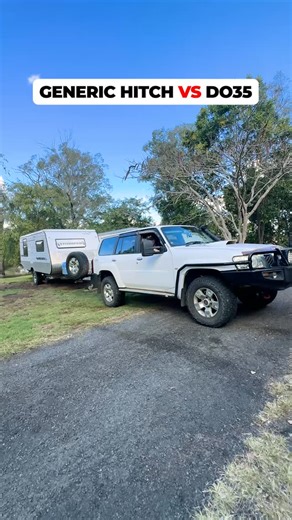4WD 24/7 on Instagram: "Generic hitch 🆚 DO35 hitch 👉🏻 Making towing simple! Check it out at @cruisemastercountry 🙌🏻 - #4x4 #offroad #adventure #towing #caravan"