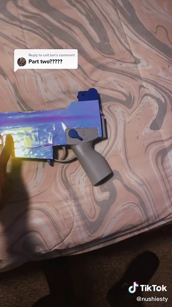 Reply to @colt.ten hardest splat gun on tiktok 🤔🤔 #fyp #splatrball #gelblaster #xyzbca