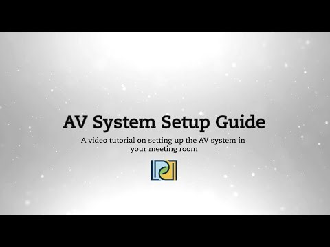 AV System Setup Guide