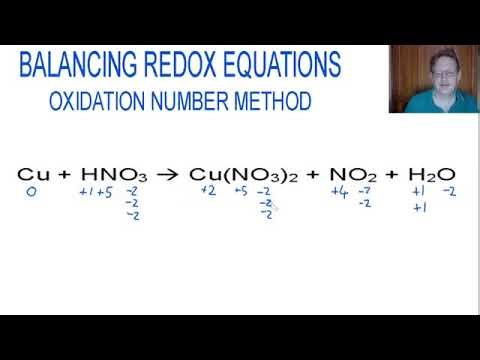 BALANCE REDOX EQUATIONS USING OXIDATION NUMBERS