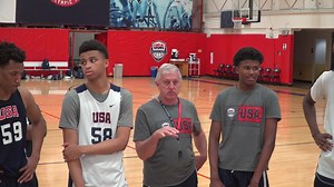 Hear from USA Men's U16 National Team head coach Don Showalter on why communication is key in a team's success. #USABMU16 🇺🇸🏀🎥 | USA Basketball