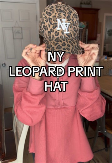 Stylish NY Leopard Print Hat for Fashion Lovers