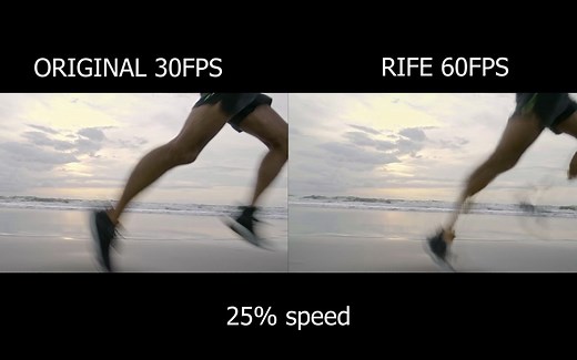 [RIFE] 新出的视频AI插帧工具！