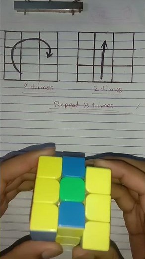 how to solve Rubik's cube 3×3 in easy way #shorts #viral #rubikcube #shortvideo