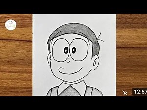 How to Draw Nobita From Doraemon step by step ||Easy Drawing for beginners