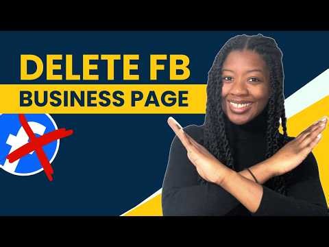 How to delete your Facebook business page | Updated 2026