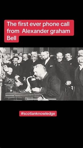 The First Phone Call by Alexander Graham Bell