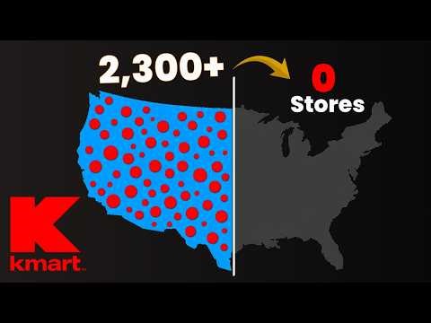 The Rise and Fall of Kmart: Mapped (1962–2025)