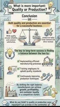 How to strike a balance between quality and production? #quality, #productivity, #leansixsigma, #AI