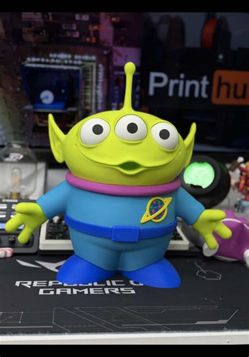 Alien Toy Design with 3D Printing Techniques