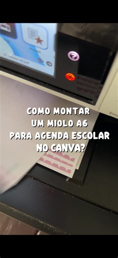 Montando uma Agenda Escolar Personalizada em A6