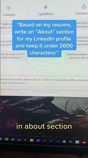 How to Improve Your LinkedIn Profile in 30 Seconds Using ChatGPT ✍️