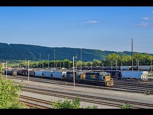 Kicking Cars in Cumberland, CSX yard switching operations.