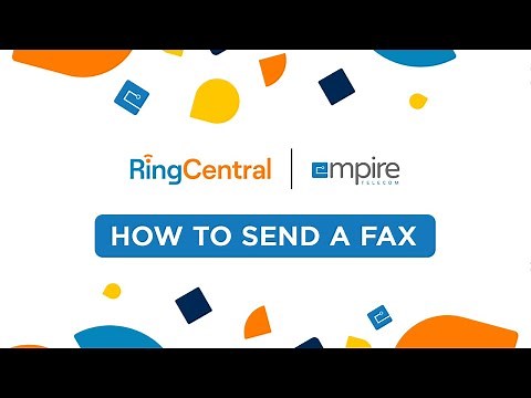 How to send a fax on the RingCentral desktop app