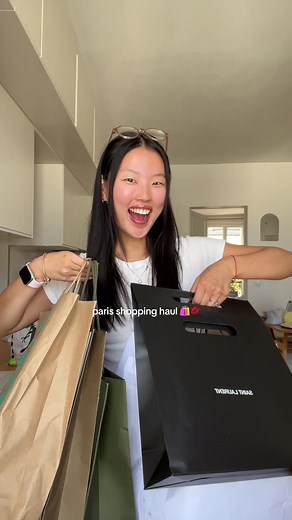 paris shopping haul!! 💋🛍️🩷 very lucky and blessed to be able to treat myself like this!! 🥹 #shoppinghaul #haul #parisshopping