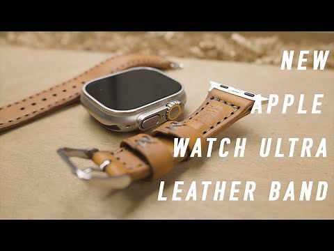 Making an Apple Watch Ultra Leather Watch Band | Walkthrough