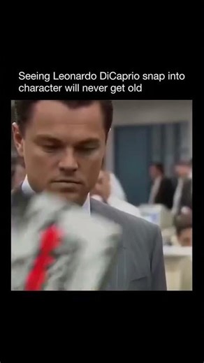 Seeing Leonardo DiCaprio snap into character will never get old 😍
