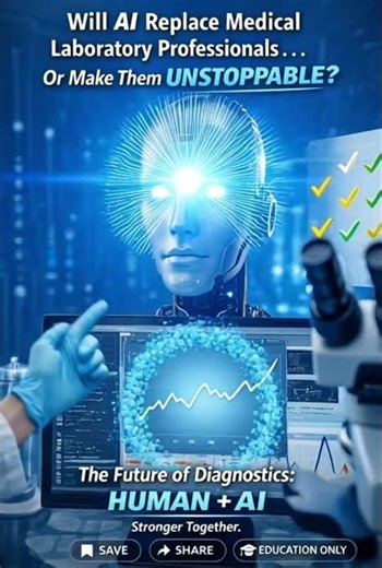 🧠 Will AI Replace Medical Laboratory Professionals — Or Make Them Unstoppable? #X AI #healthcare