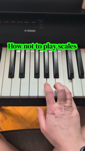 How to play scales #musicproducer #piano #musictranscription #piano #reels