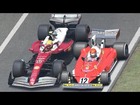 Lewis Hamilton vs Niki Lauda | 2025 Ferrari SF-25 vs 1975 Ferrari 312T | F1 Tribute at Monza