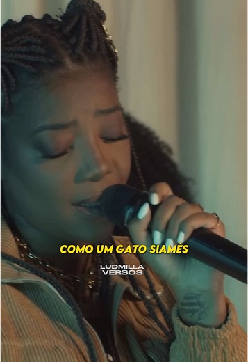 Gato Siamês: Ludmilla e Xamã em Show Da Ludmilla