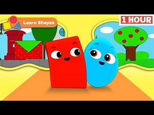Learn Shapes | Shapes School | Educational video for kids | Tree | Rocket & More | First University