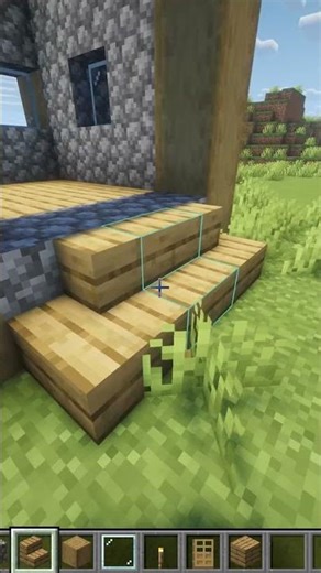 Minecraft Oak House 🏠 | Roof & Walls Tutorial