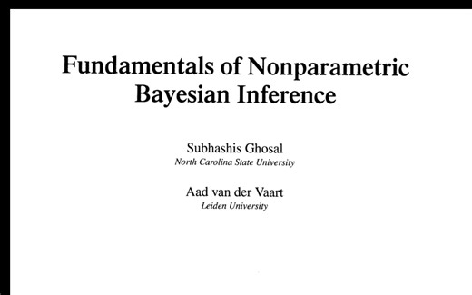 Fundamentals of Nonparametric Bayesian Inference第一章