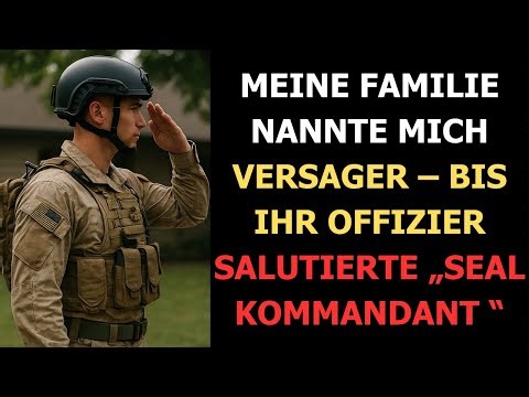 Meine Familie nannte mich Versager – bis ihr Offizier salutierte „SEAL Kommandant “